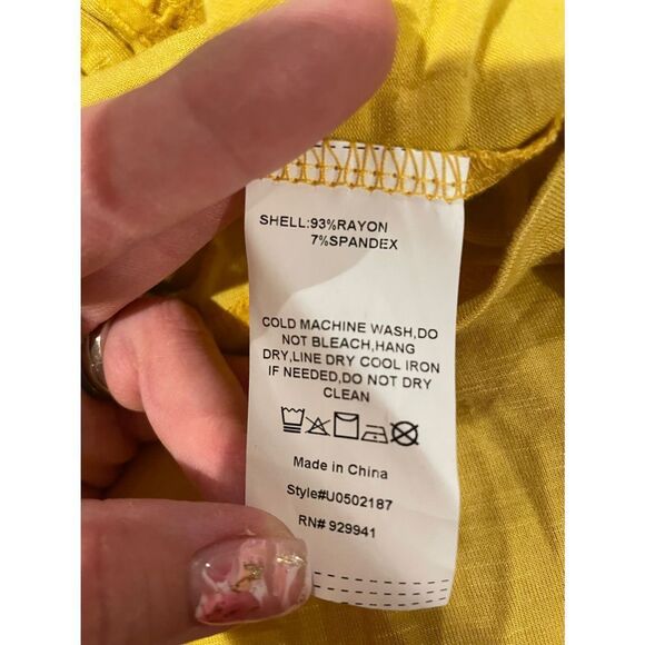 Weekend Suzanne Betro Mustard Top - Picture 4 of 4